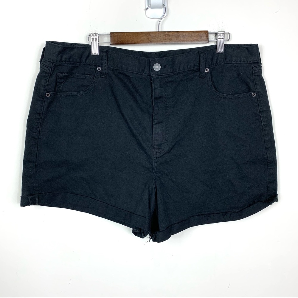 NWT American Eagle Mom Shorts, Dark Black (fit 18)